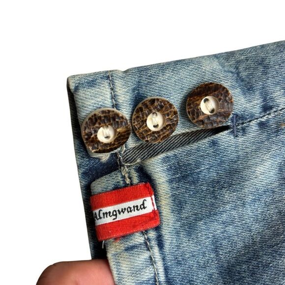 Rare New with Tags German Ladies Almgwand Ladies Capri Jeans Size EU 38 - Picture 3 of 16